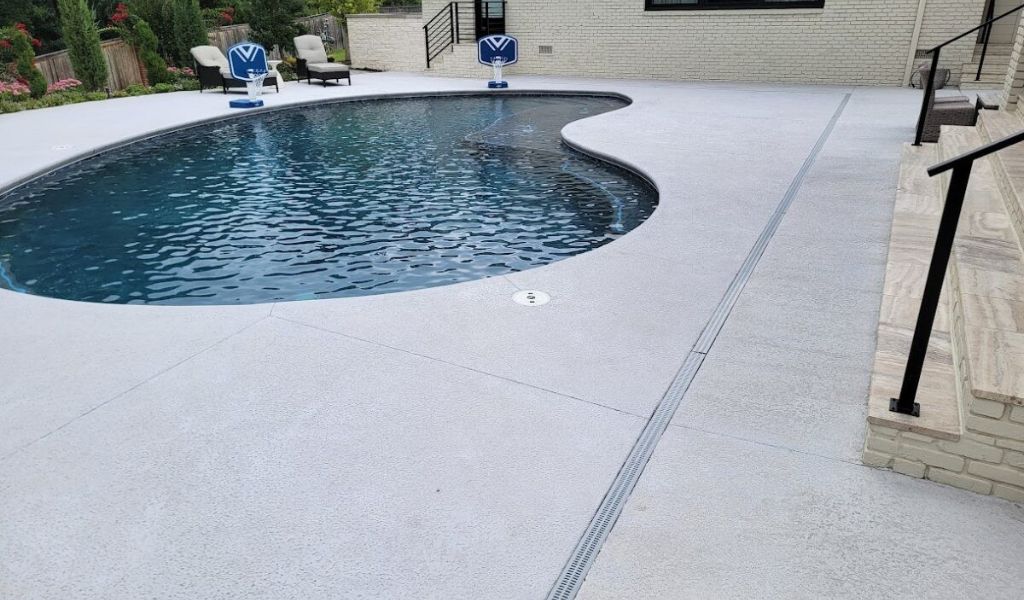Stamped Concrete for Pool Deck Replacement: Durable, Stylish, and Built to Last